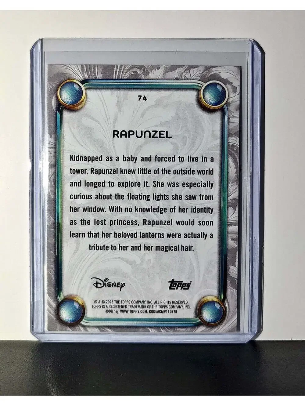 Rapunzel 2025 Topps Disney Wonder #74 Card Tangled